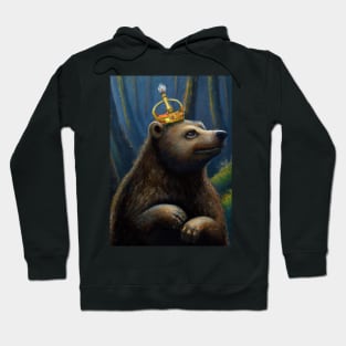 Bear with Crown Hoodie